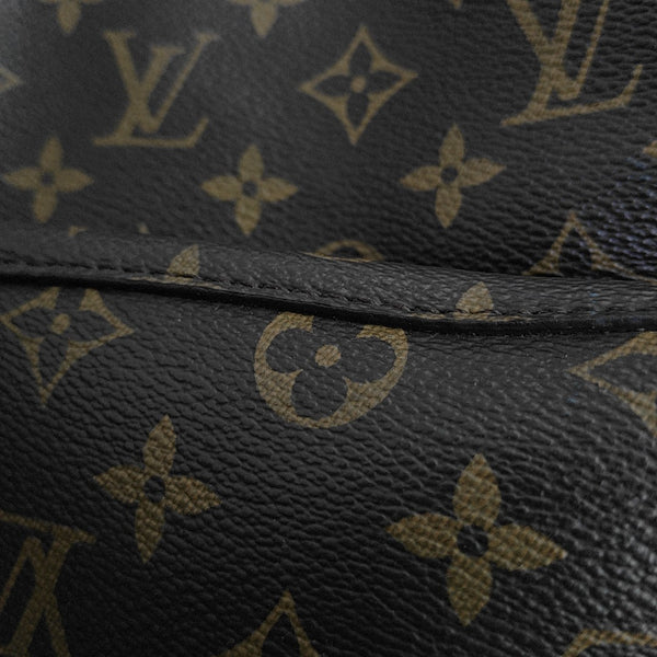 NÉONOÉ MM Monogram Coated Canvas Brown