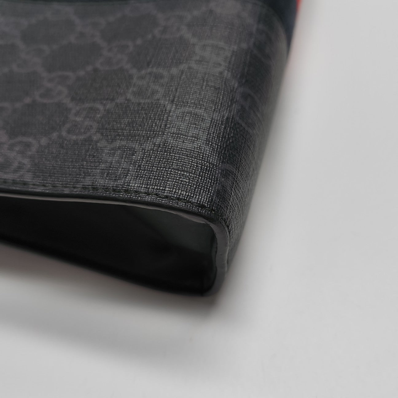 GG Supreme Monogram Coated Canvas Gray