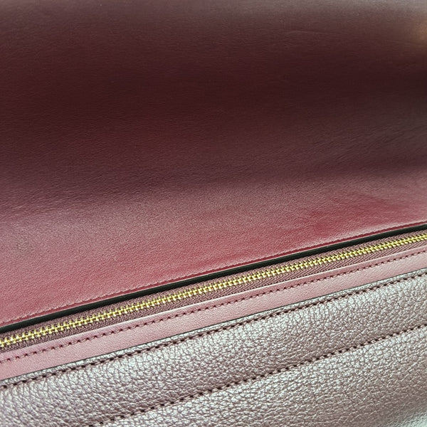 TRAPEZE Medium Calfskin Red