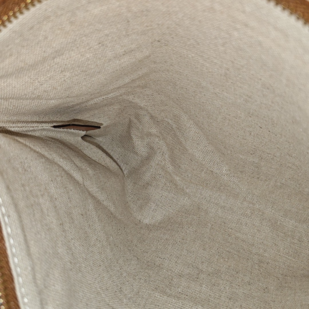 Authenticated pre-owned  CABAS CELINE Medium Canvas Beige - Top Handle Bag at Looply