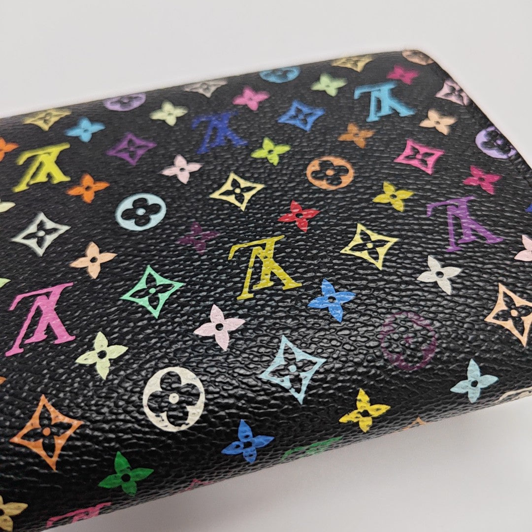 LV × TM KOALA Monogram Coated Canvas Black Wallet