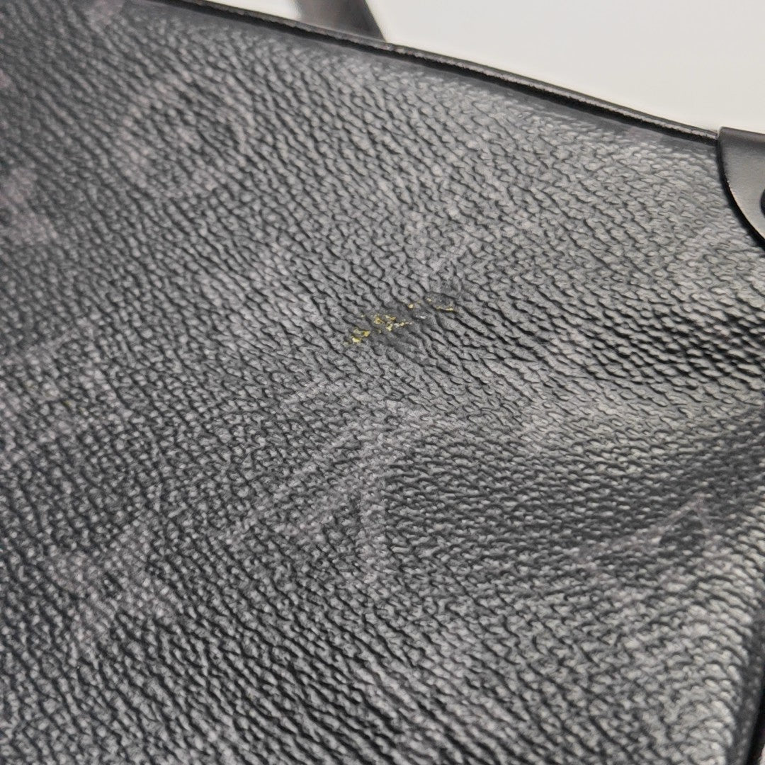 SOFT TRUNK Mini Monogram Coated Canvas Black