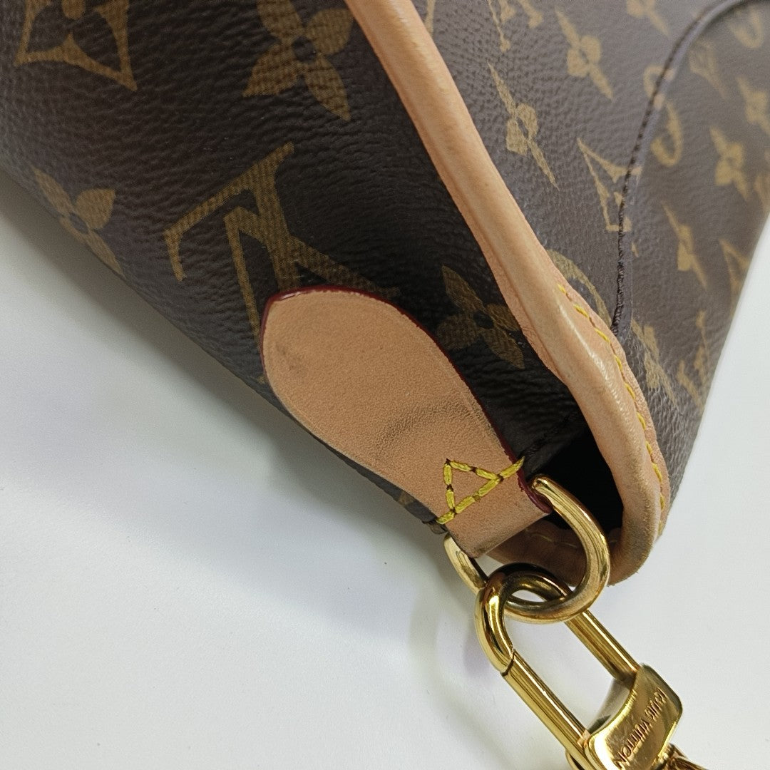 DIANE Monogram Coated Canvas Brown