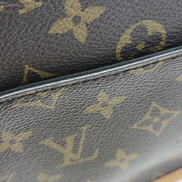 DIANE Monogram Coated Canvas Brown