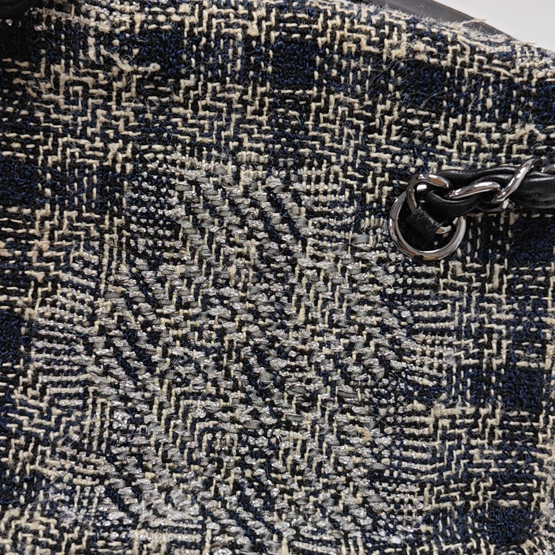 Fabric Top Handle Bag Multicolor