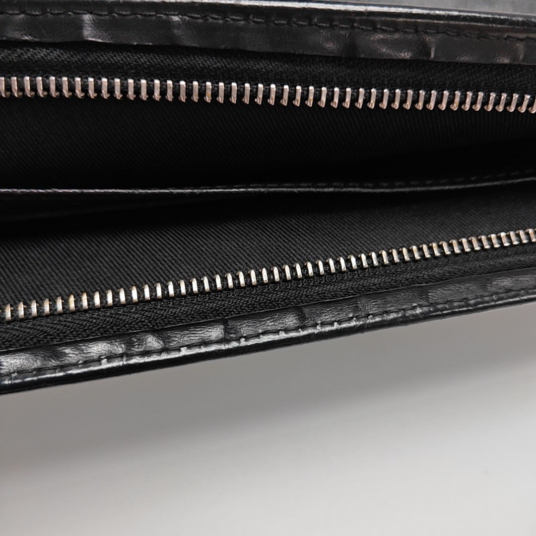 Pochette Voyag MM Damier Graphite Coated Canvas Gray