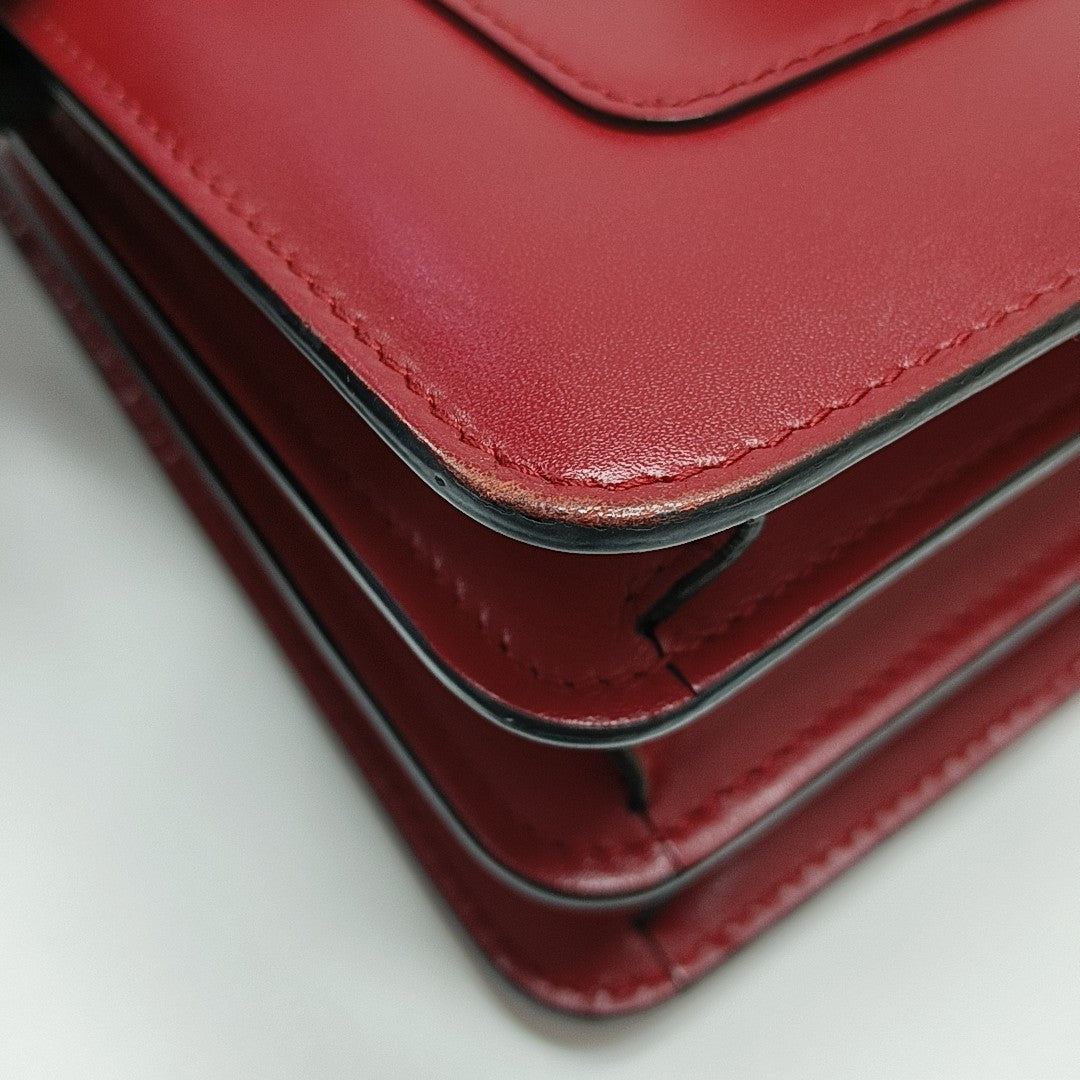 SERPENTI FOREVER Small Quilted Calfskin Red