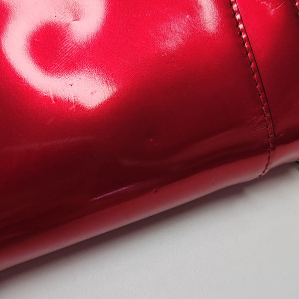 SERPENTI FOREVER Small Patent Leather Red