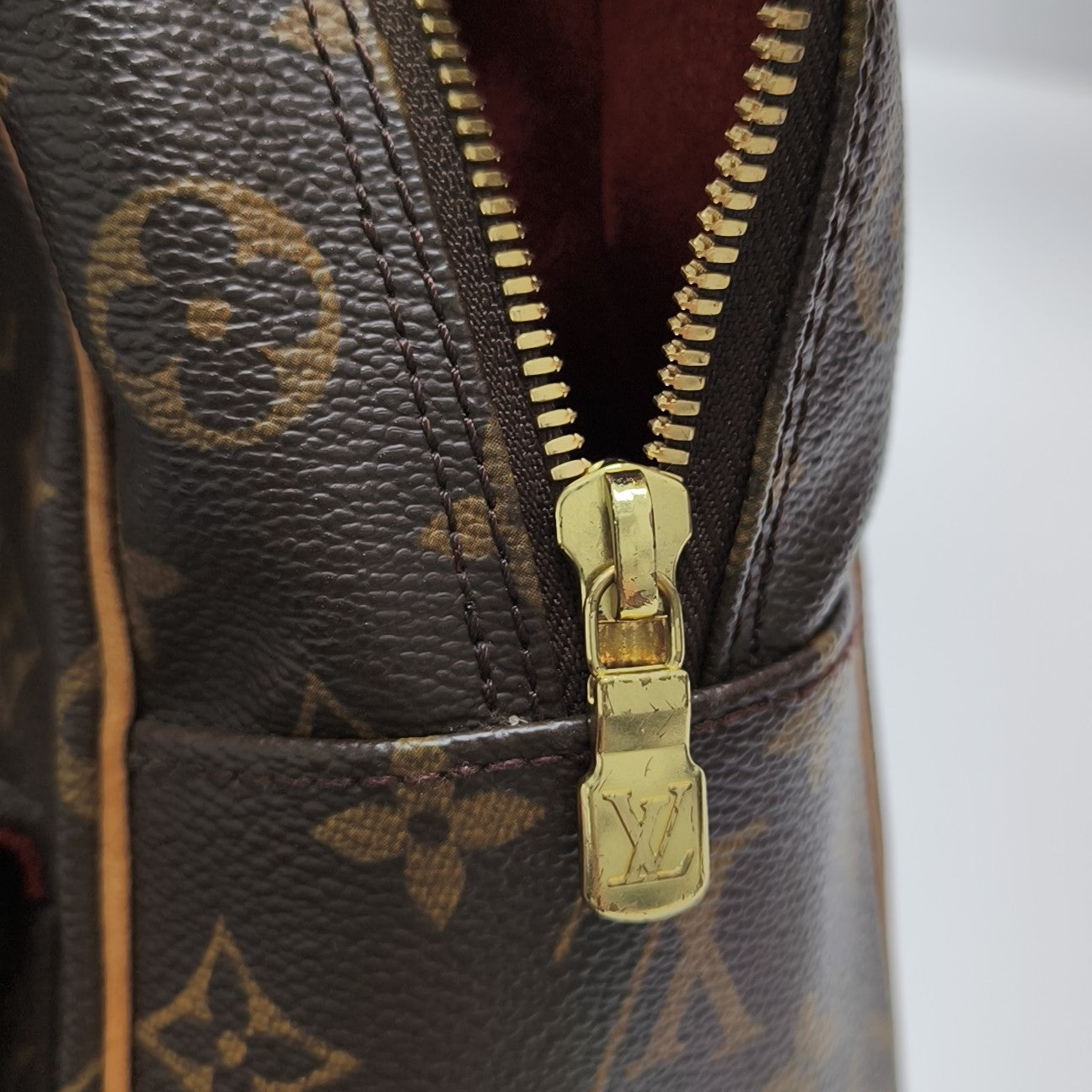 EXCENTRI-CITE Monogram Coated Canvas Brown