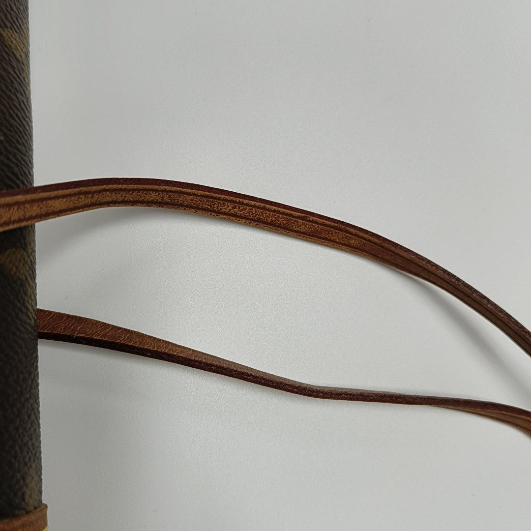 NEVERFULL MM Monogram Coated Canvas Brown