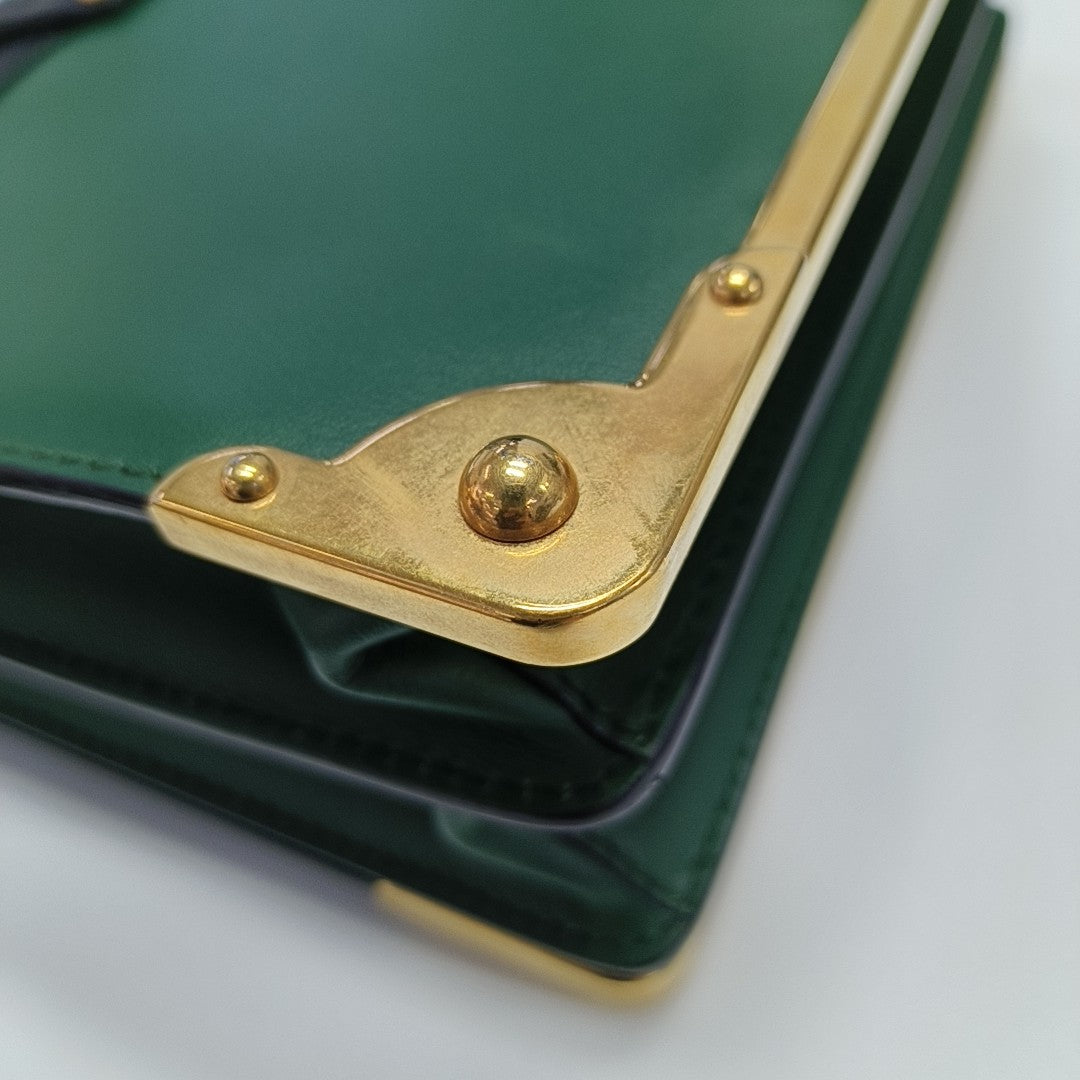 Cahier Saffiano Calfskin Green