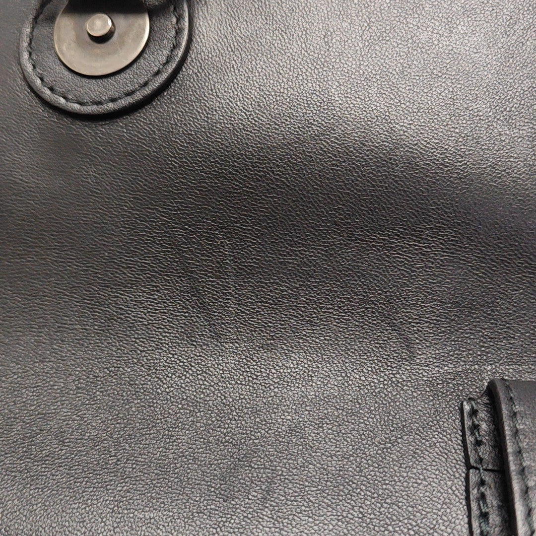 Downtown Small Quilted Calfskin Black