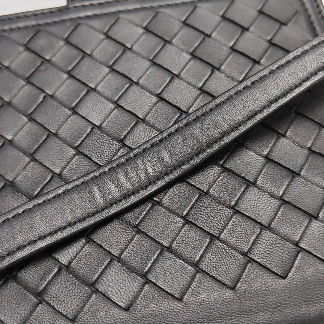 Lambskin Shoulder Bag Black