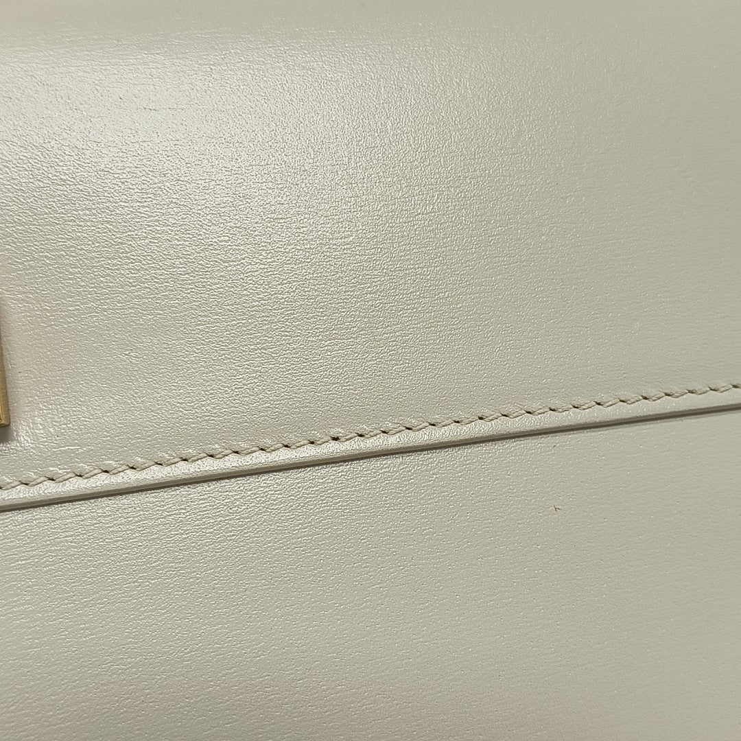 MANHATTAN Mini Calfskin White