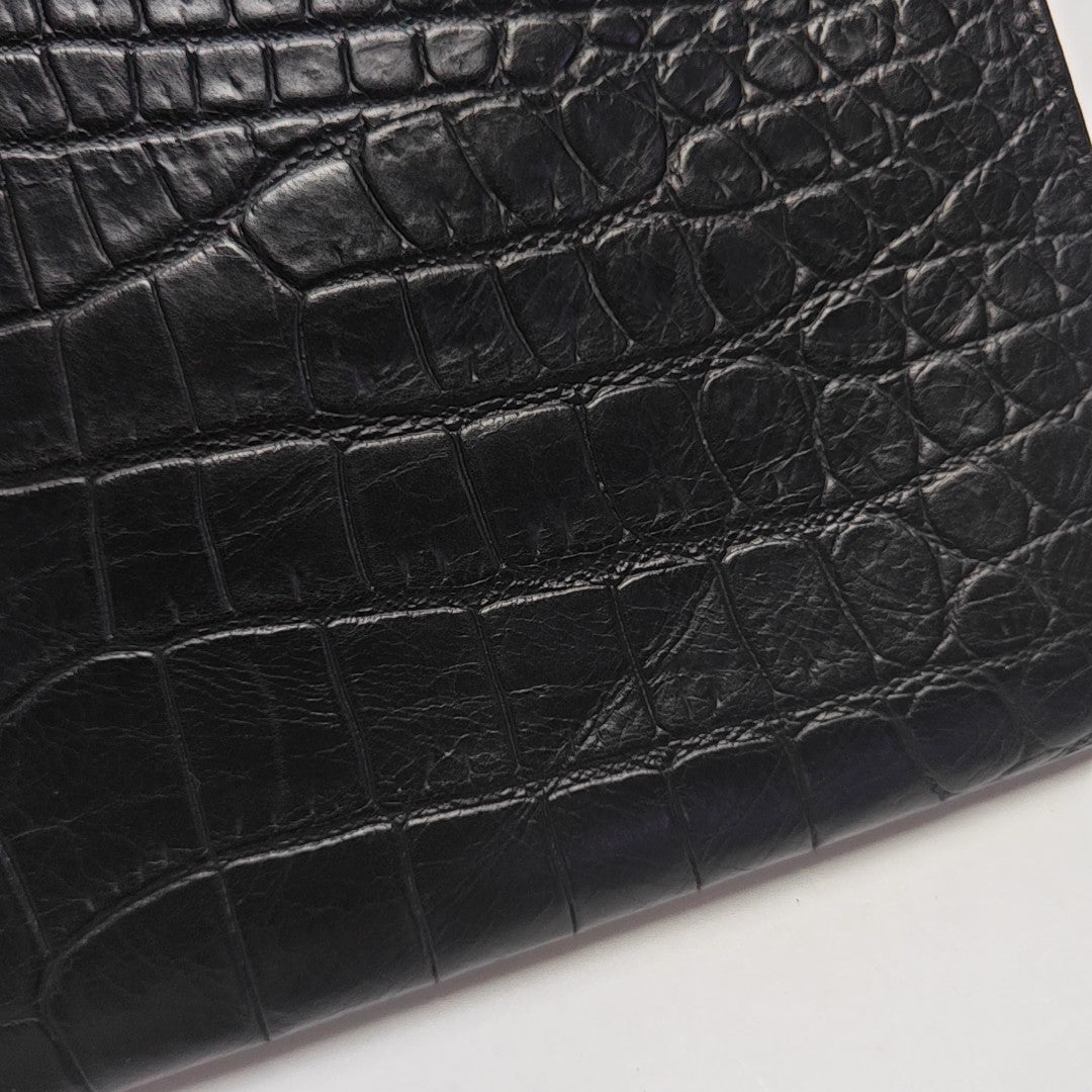 Calfskin Clutch Black