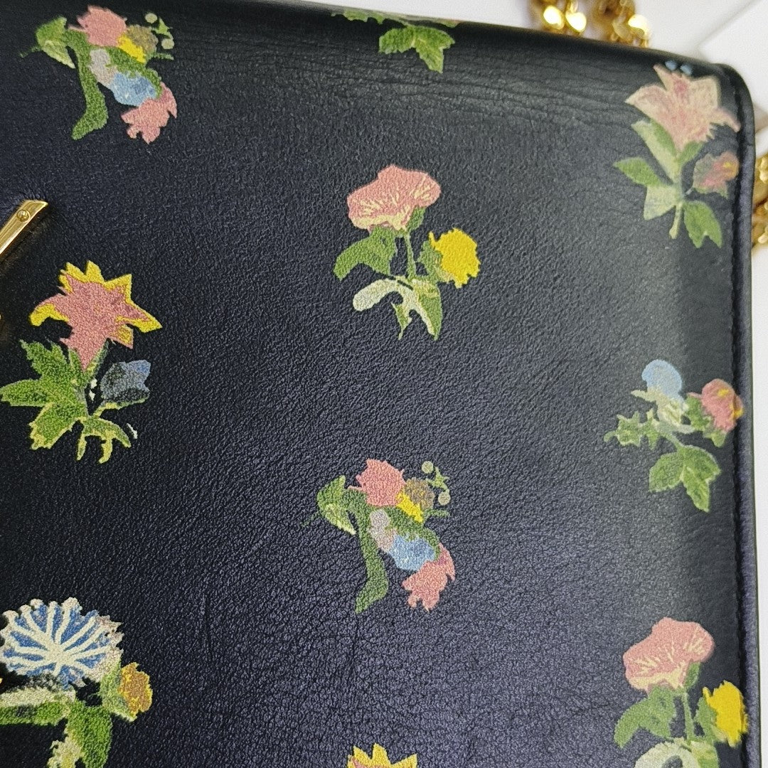 Calfskin Shoulder Bag Black