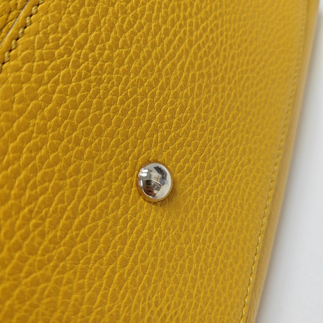 Calfskin Tote Bag Yellow