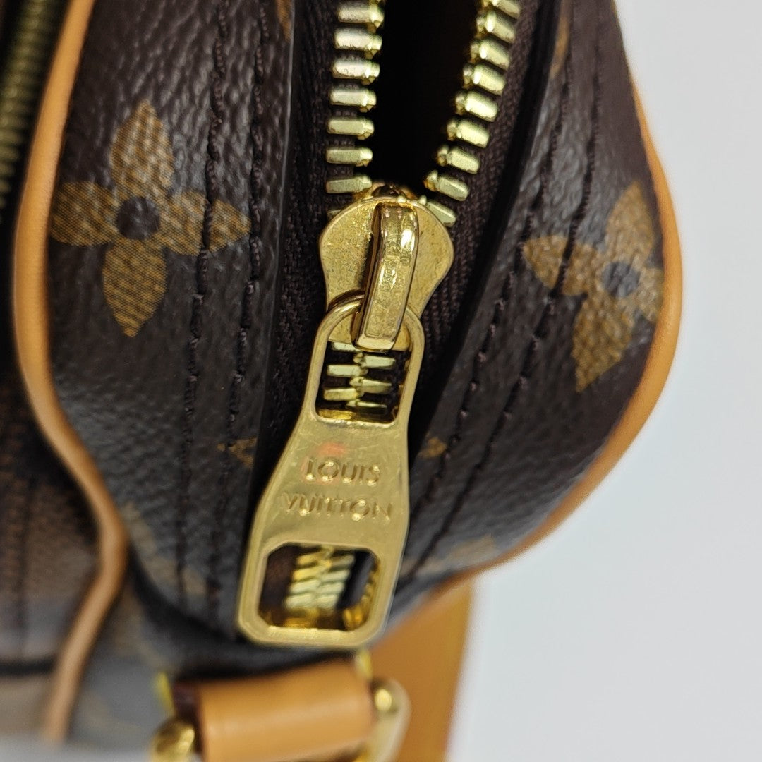 NIL Damier Ebene Coated Canvas Brown