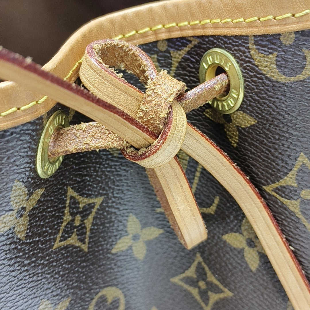 NOÉ GM Monogram Coated Canvas Brown