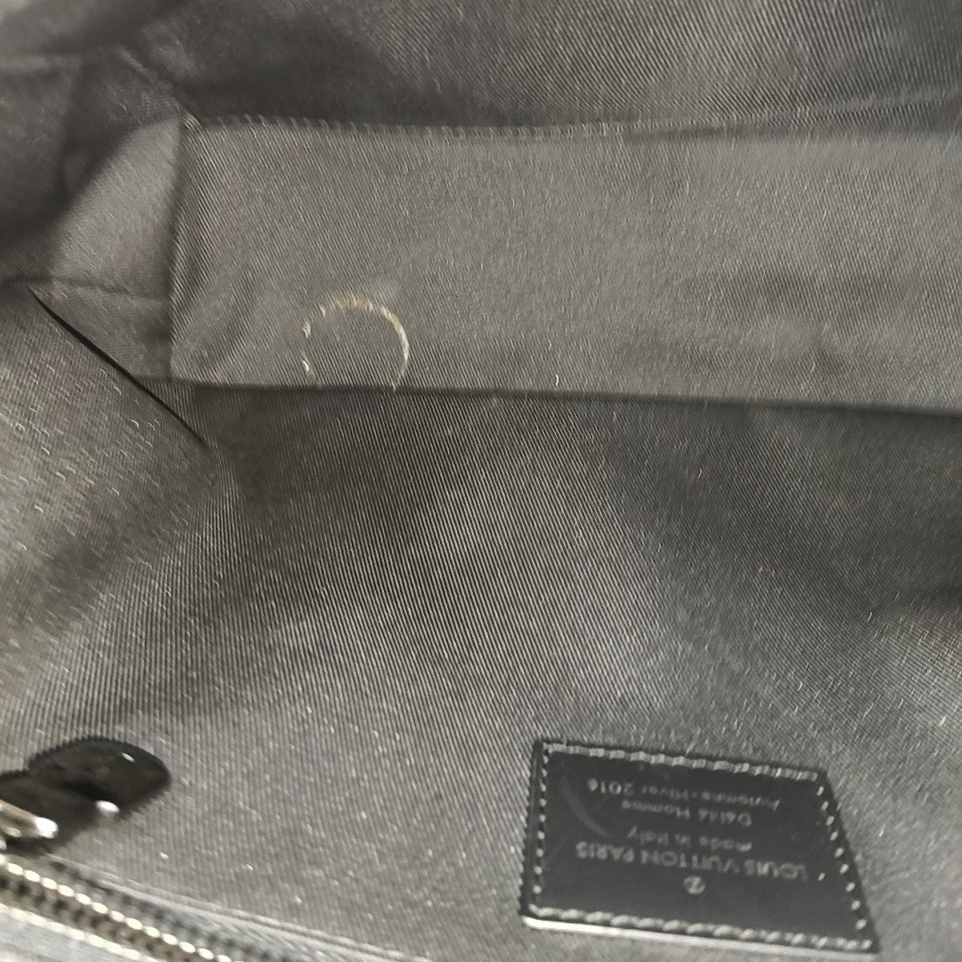 VOYAGER PM Monogram Coated Canvas Black