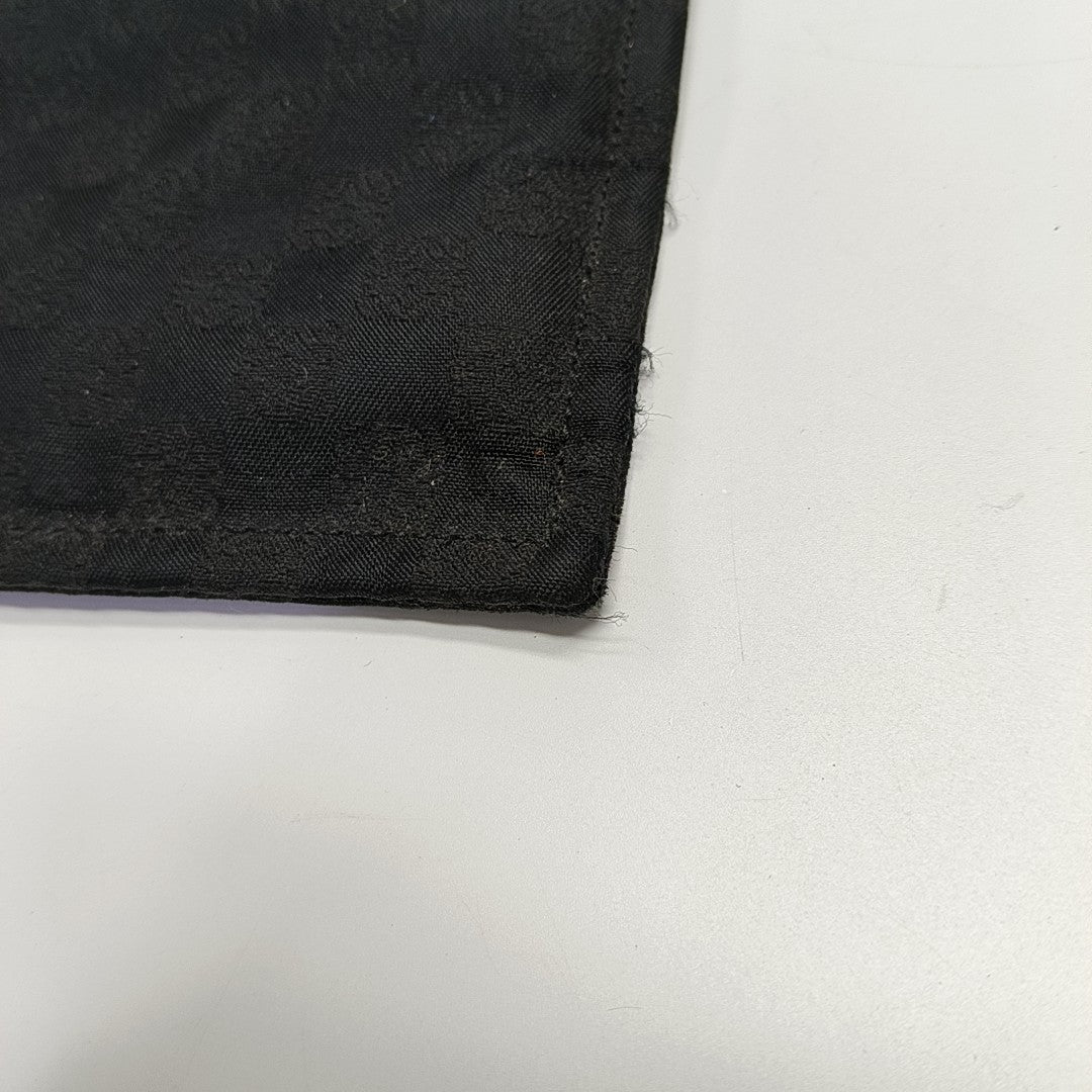 Canvas Top Handle Bag Black