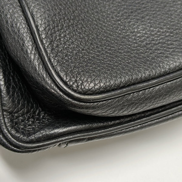 Calfskin Shoulder Bag Black