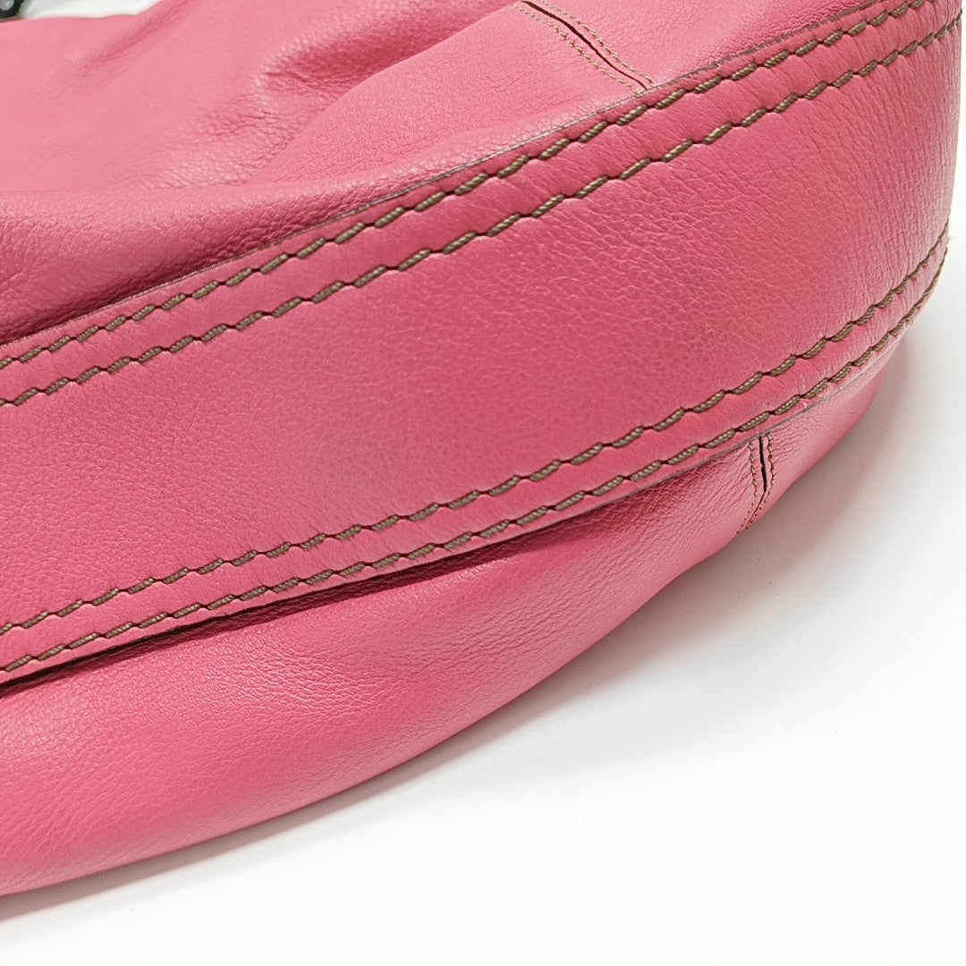 Calfskin Shoulder Bag Red