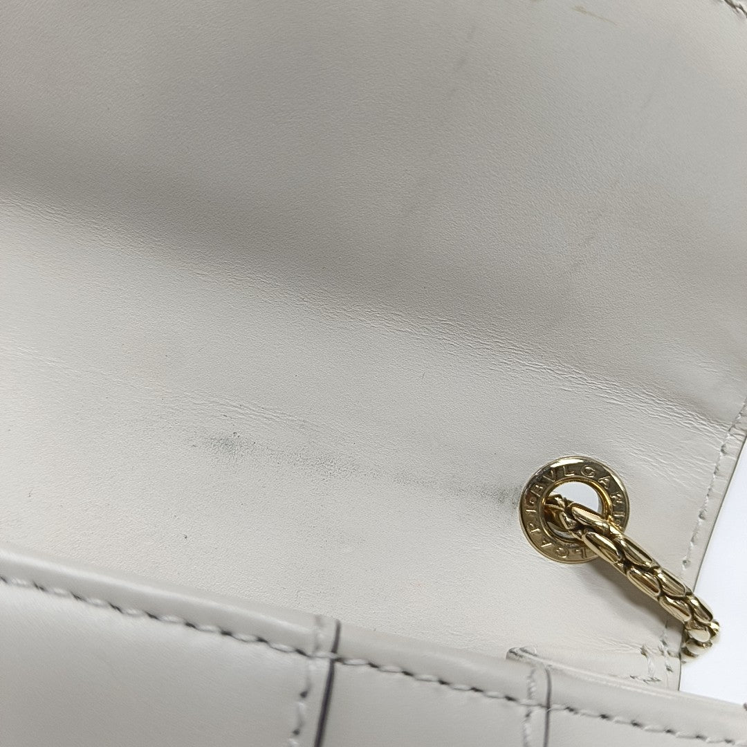 SERPENTI FOREVER Small Calfskin White