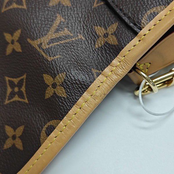 DIANE Monogram Coated Canvas Brown