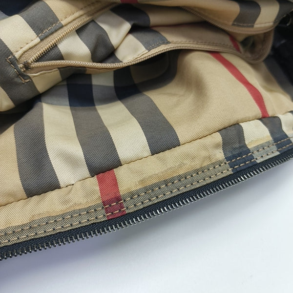 Nylon Top Handle Bag Black