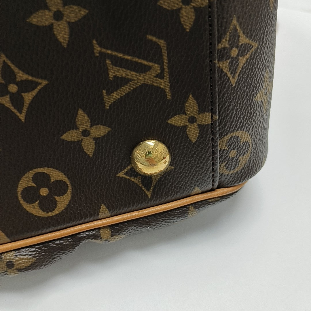 KLARA Monogram Coated Canvas Brown