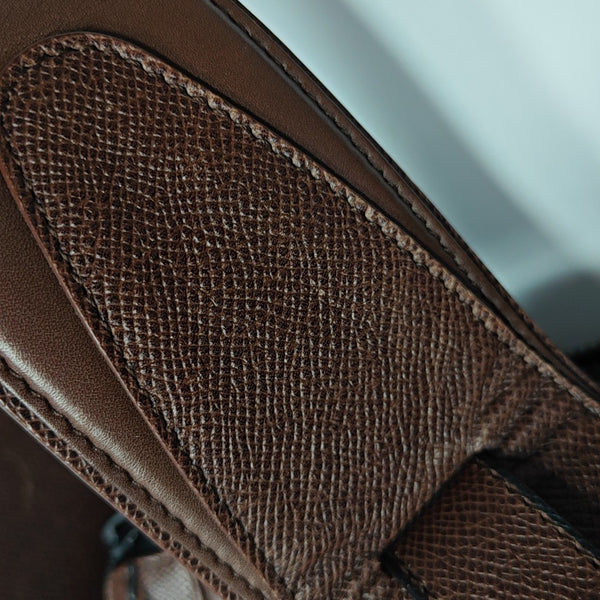 Calfskin Crossbody Bag Brown