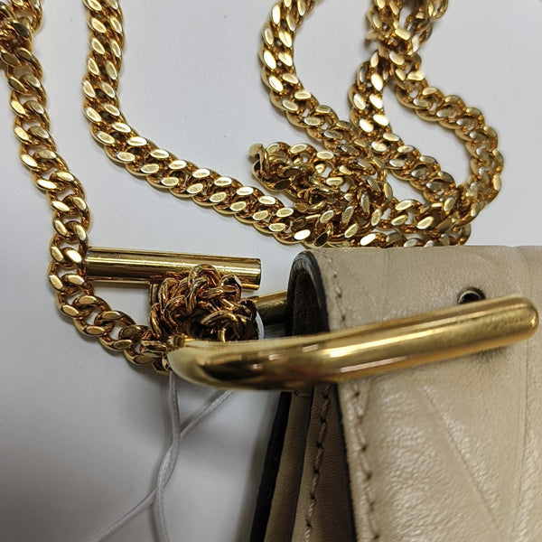 Drew Medium Calfskin Beige
