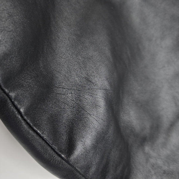 Calfskin Shoulder Bag Black
