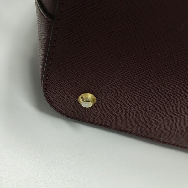 Canvas Top Handle Bag Small Beige
