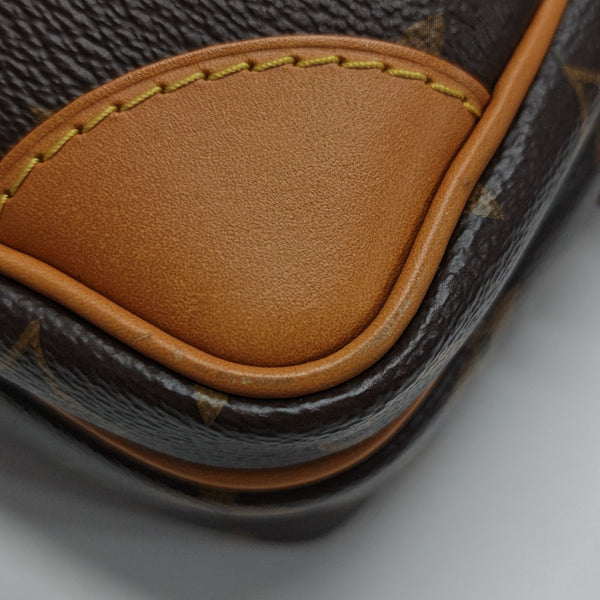 VINTAGE TROCADERO 27 Monogram Coated Canvas Brown