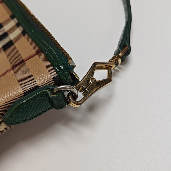 Coated Canvas Shoulder Bag Beige