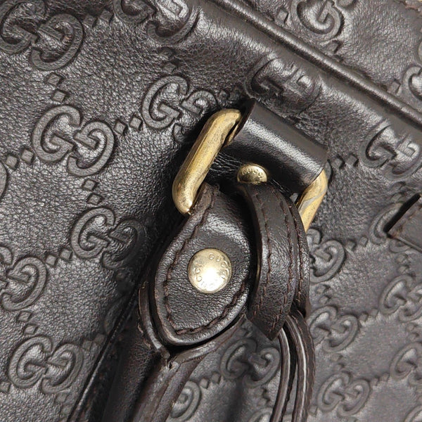 Signature Monogram Calfskin Brown