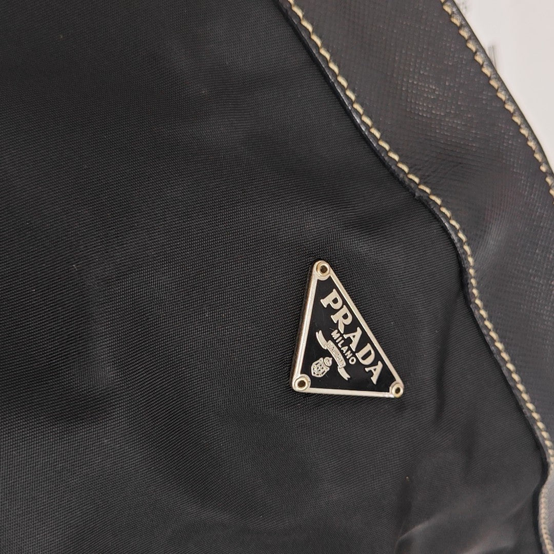 Nylon Bucket Bag Black