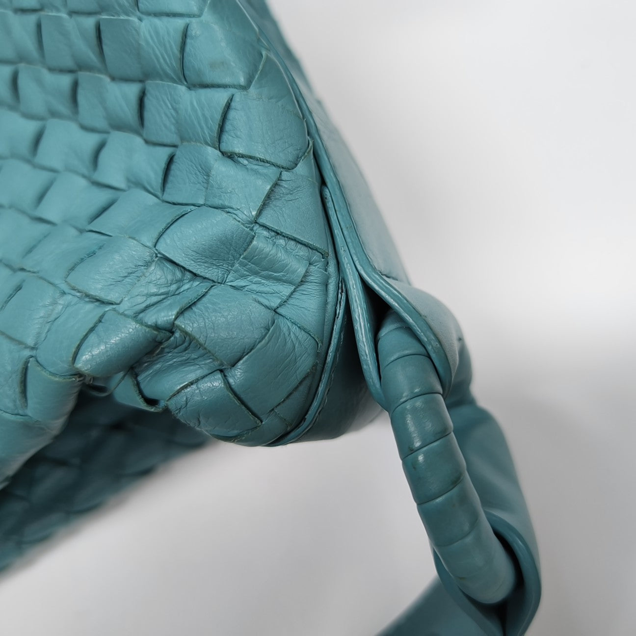 Calfskin Shoulder Bag Blue