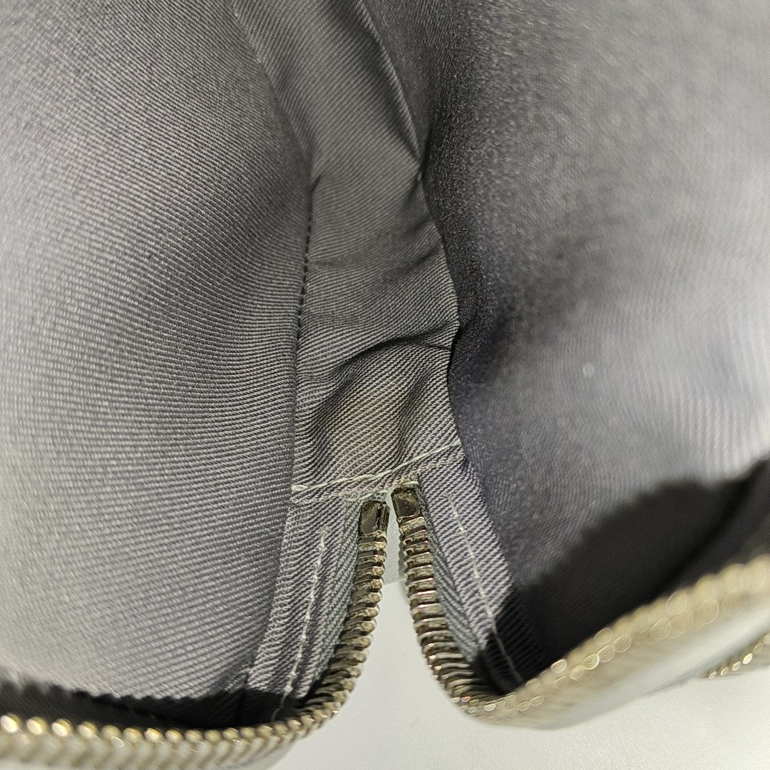 Coated Canvas Shoulder Bag Gray