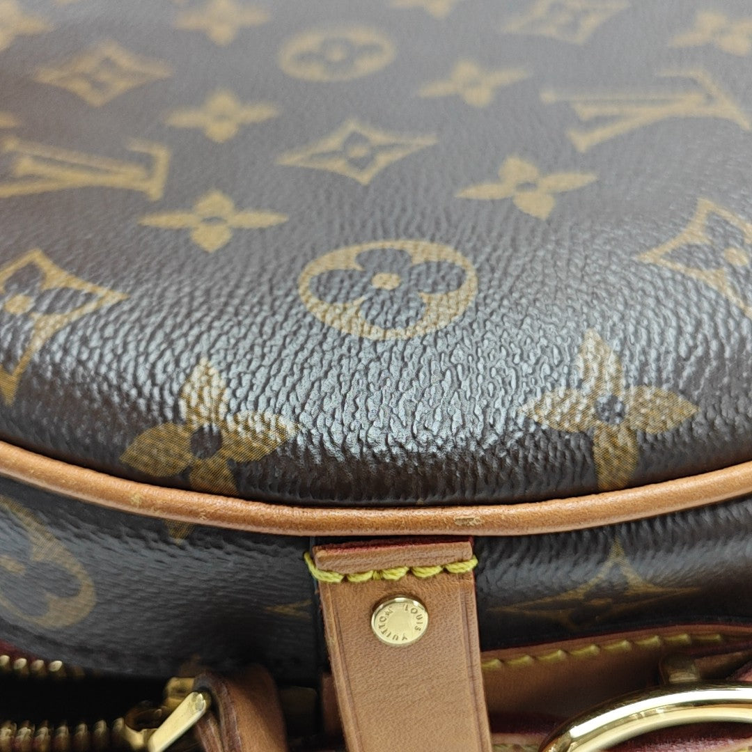 BOITE CHAPEAU MM Monogram Coated Canvas Brown