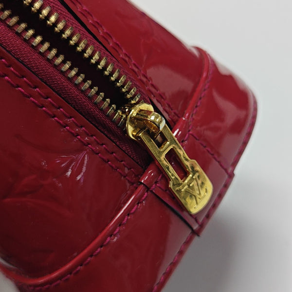 ALMA BB Monogram Patent Leather Red
