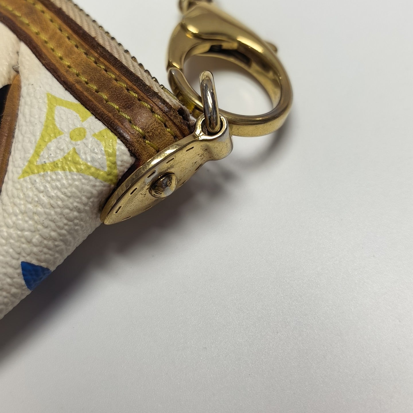 LV × TM VINTAGE MILLA Monogram Coated Canvas White