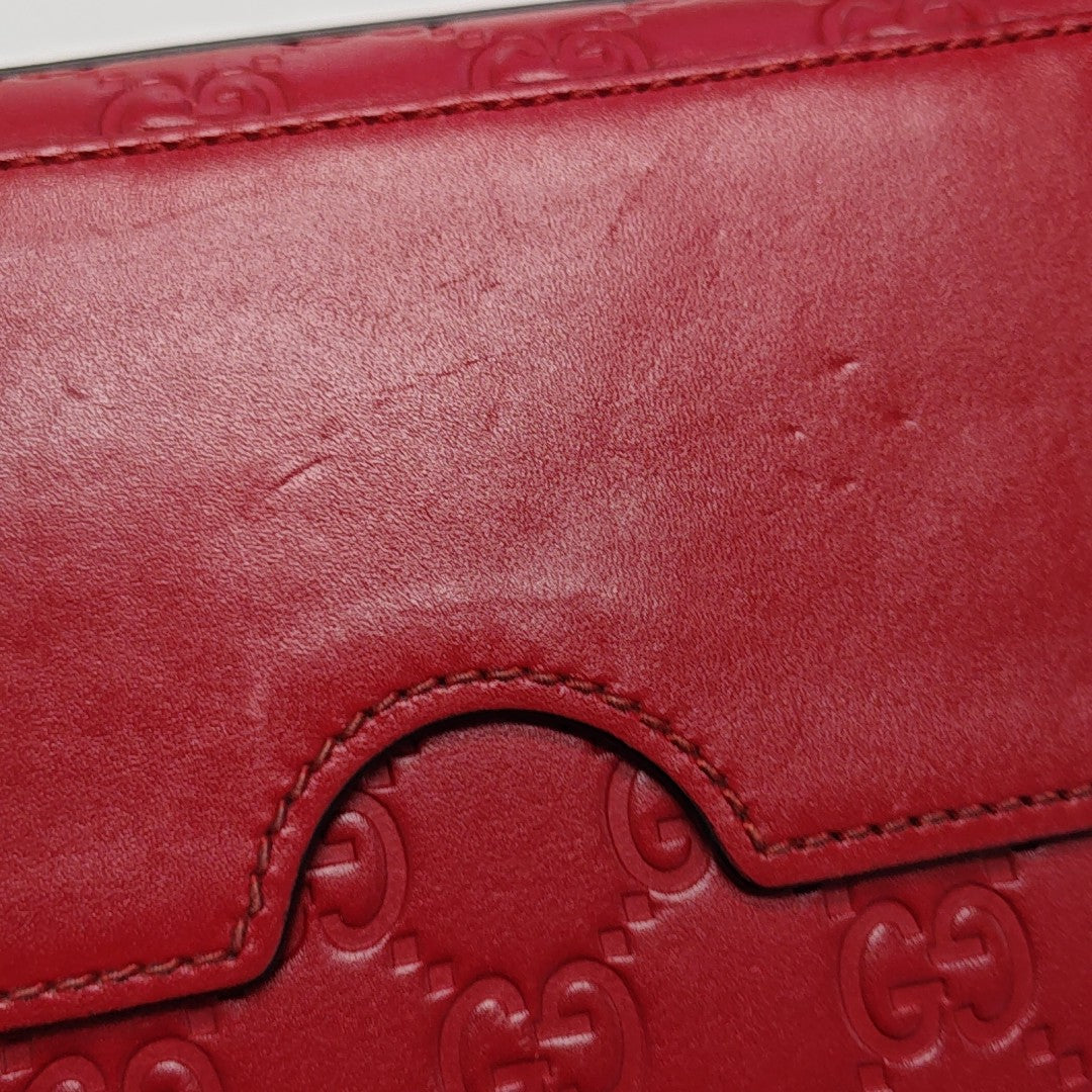 Padlock Small Monogram Calfskin Red
