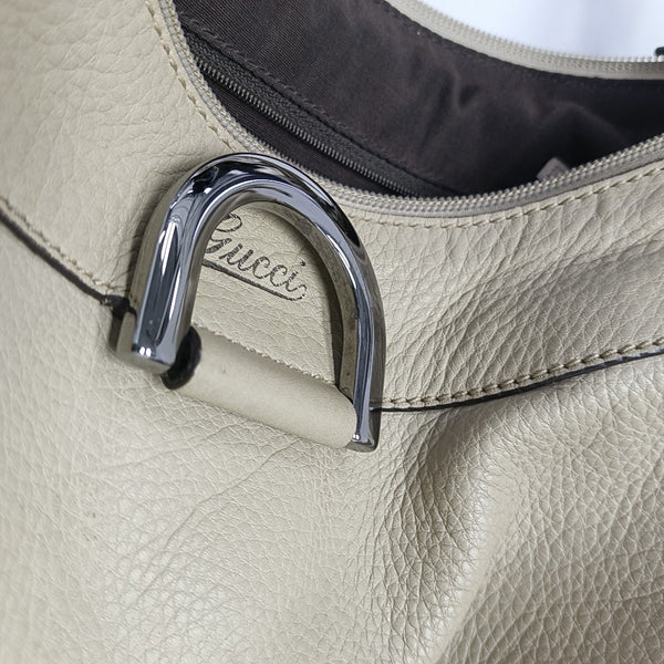 D Gold Monogram Calfskin Beige