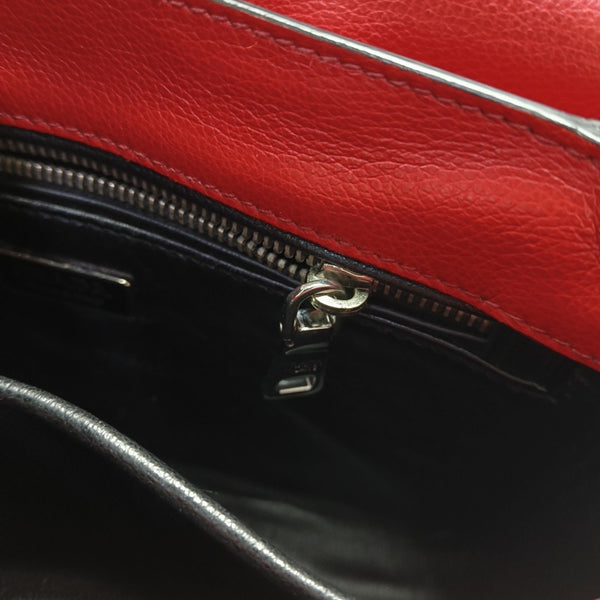 Calfskin Shoulder Bag Red