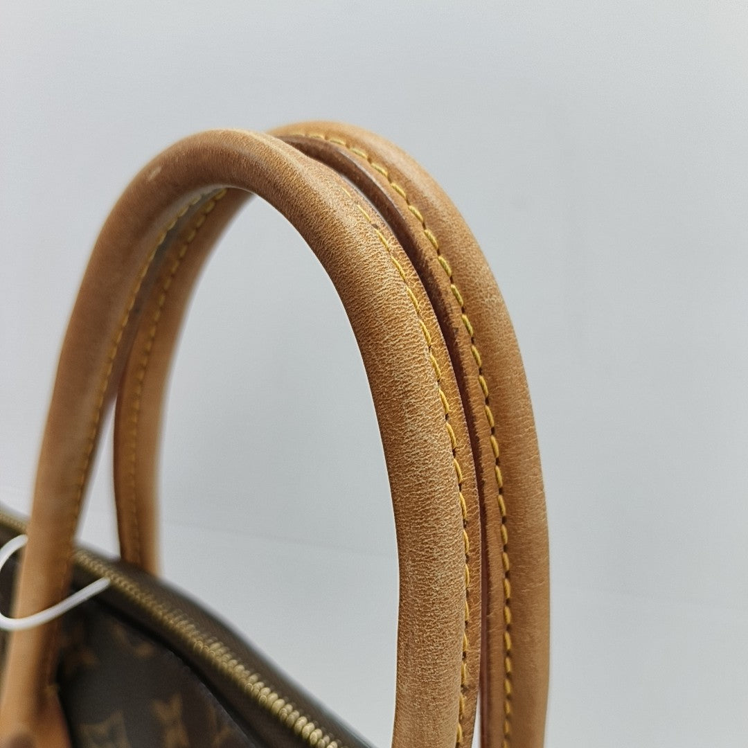 LOCKIT MM Monogram Coated Canvas Brown