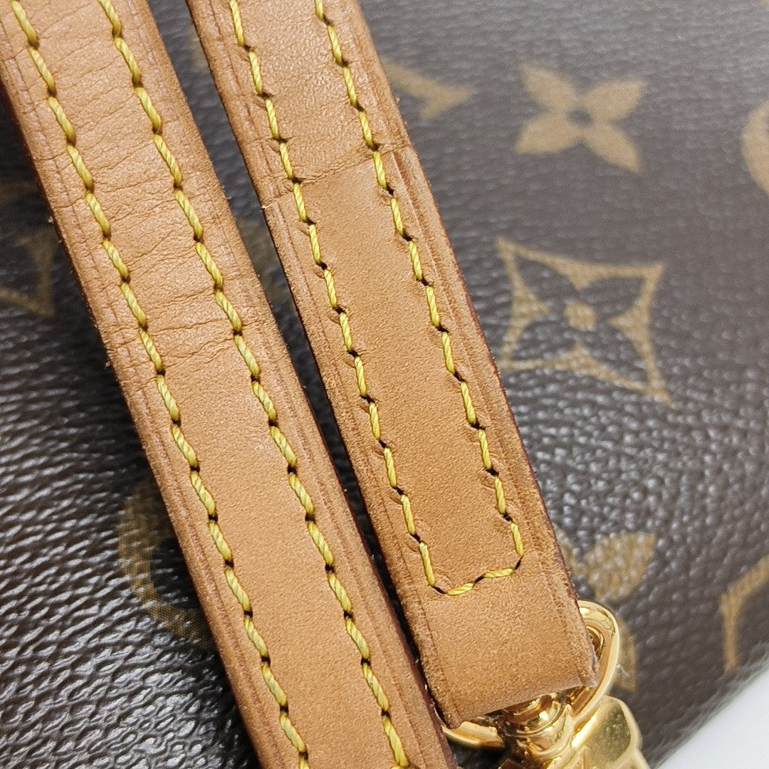 EVA Monogram Coated Canvas Brown