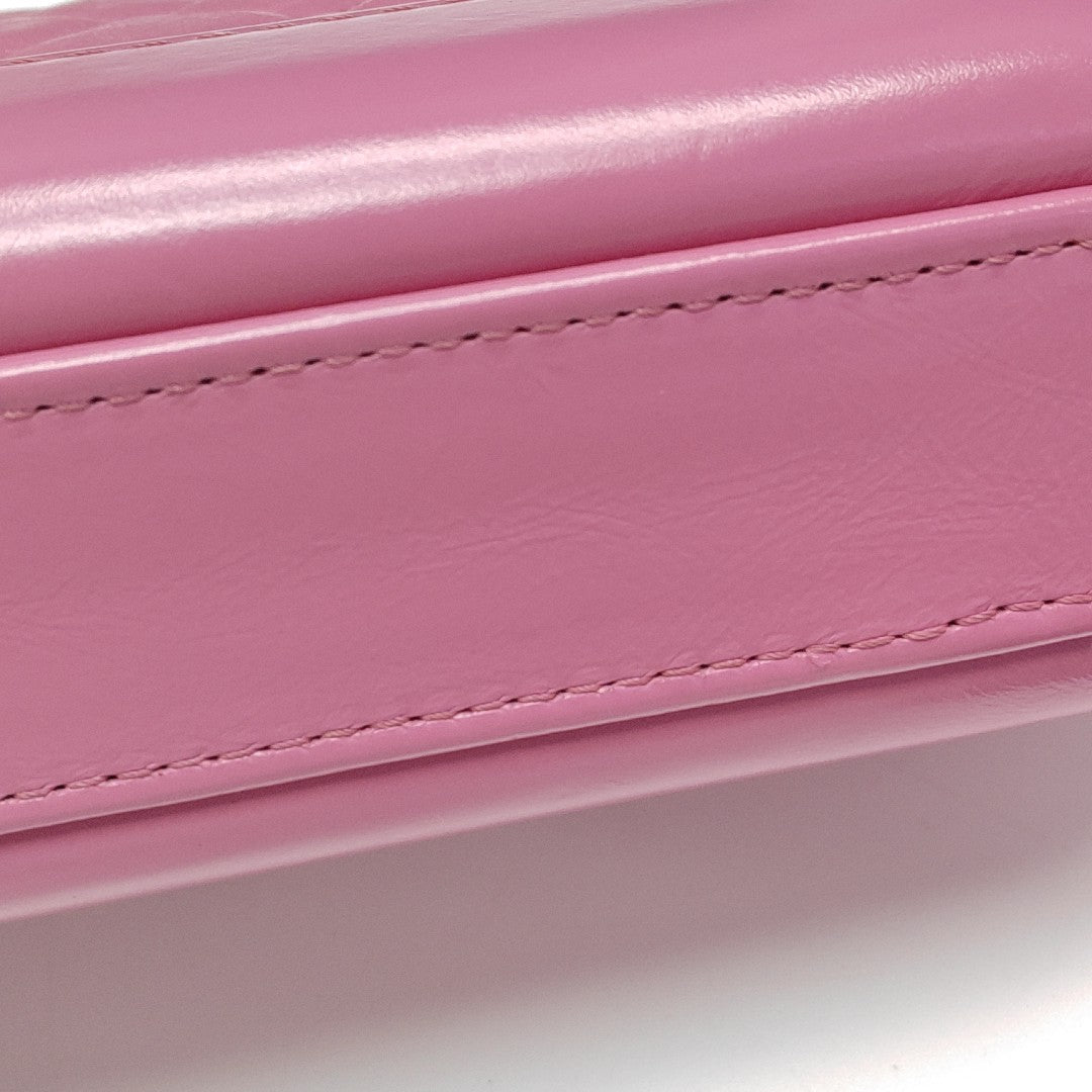 GABRIELLE Mini Quilted Calfskin Red